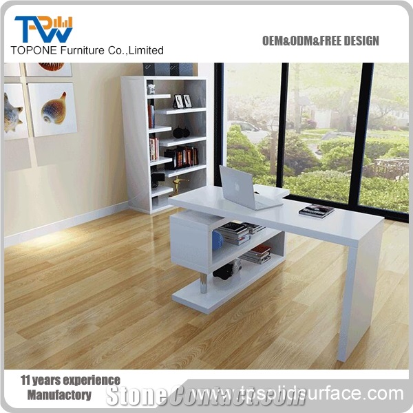 Modern Luxury Executive Office Desk White Size from China