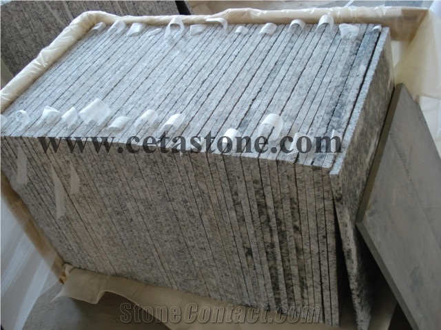 Spray White Granite Tile Package/Packing