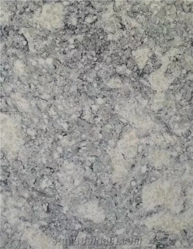 Calacatte White Colors Nano Solid Surface Artificial Quartz Stone Slabs for Bathroom Countertops Vanity Tops