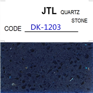 Dark Blue Colors Quartz Stone Cut to Size Tiles Slabs and Flooring China Best Direct Factory Provide Wooden Package T/T ,Qingdao Port,Colorful Quartz Stone