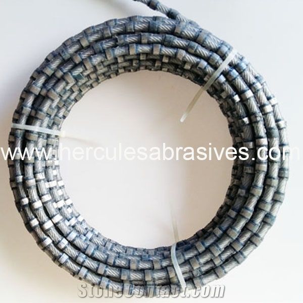 Plastic Diamond Wire Rope For Granite Profiling