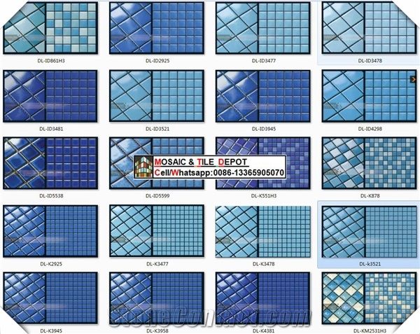 China Swimming Pool Mosaic, Swimming Pool Tile Pictures