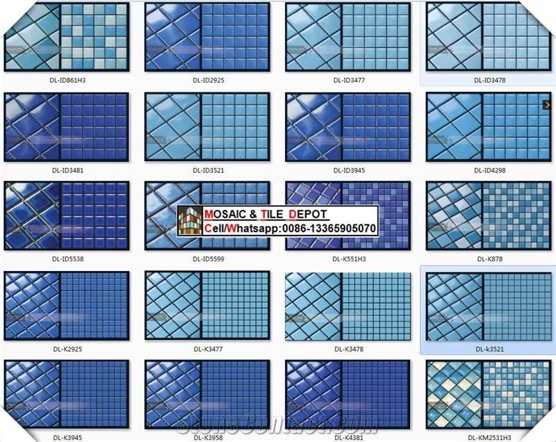 China Swimming Pool Mosaic,Swimming Pool Trims,Pool Corner,Pool Paver,Ceramic Mosaic,Blue Mosaic for Pool,Crack Ceramic Mosaic,Glass Mosaic Pattern for Pool, Porcelain Pool Tile for Swimming Pool