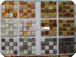 Crystal Mosaic Blends Marble Mosaic, Glass Mosaic Blends Ceramic Mosaic