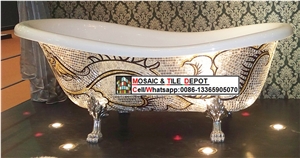 Gold Mosaic,China Mosaic Tile, Silver Mosaic,Bathtub Mosaic