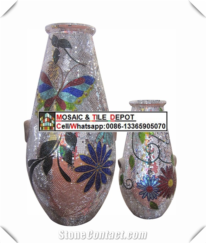 Home Mosaic Vases,Decorative Mosaic Vases,Vases