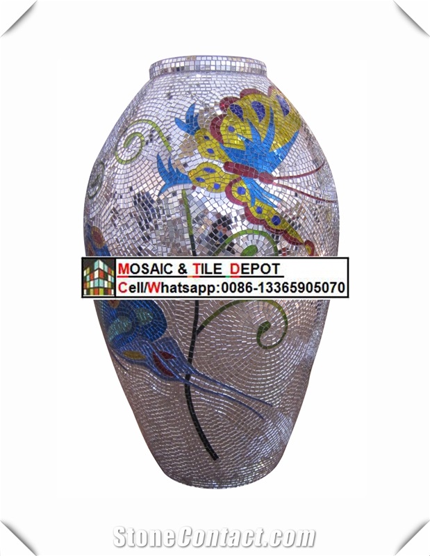 Home Mosaic Vases,Decorative Mosaic Vases,Vases