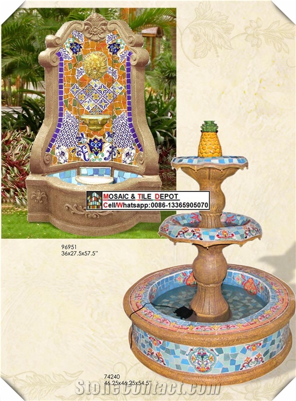 Mosaic Fountain,Fountain