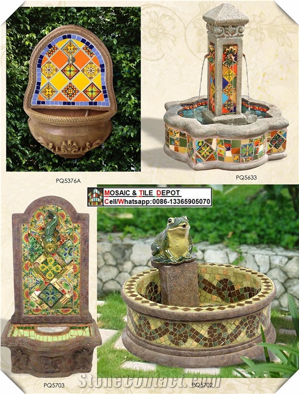 Mosaic Fountain,Fountain