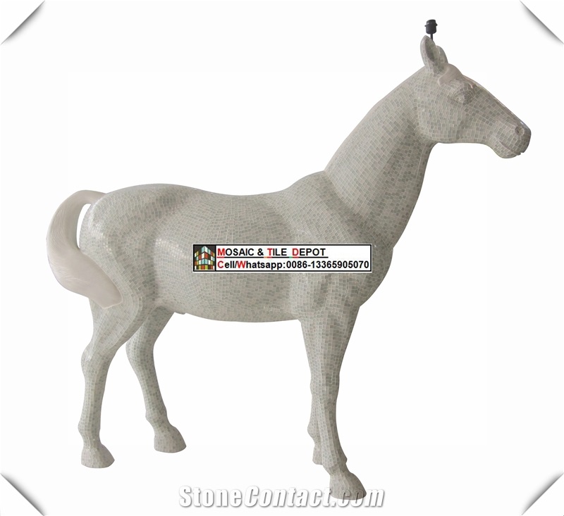 Mosaic Horse,Art Mosaic Horse,Decorative Horse