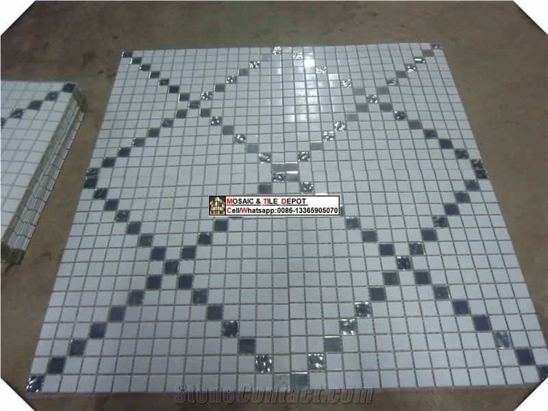 Mosaic Medallions,Mosaic Pattern for Wall and Floor, for Spa,For Swimming Pool