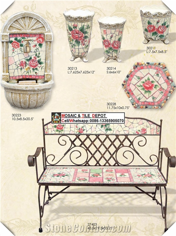 Mosaic Tables,Mosaic Chairs