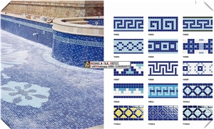 Porcelain Mosaic for Swimming Pool,Pool Decks,Poold Borders
