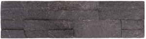 Black Quartzite, Culture Stone, Black Flamed Quartzite Wall Cladding