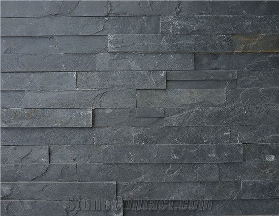 Gc-018 Black Slate/Cultured Stone/Stone Veneer/Wall Stone