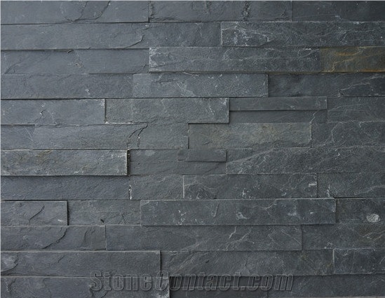 Gc-018 Black Slate/Cultured Stone/Stone Veneer/Wall Stone from China ...