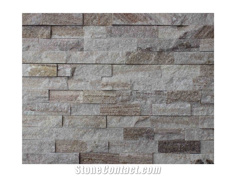 Gc-112 Golden Line Quartzite/Cultured Stone/Stone Veneer/Wall Stone