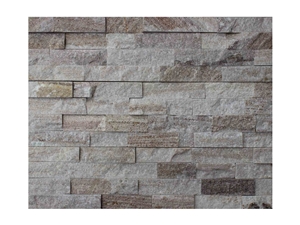 Gc-112 Golden Line Quartzite/Cultured Stone/Stone Veneer/Wall Stone