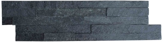 Black Quartzite Culture Stone/Veneer/Wall Cladding 15*60