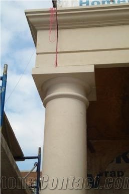 Moleanos Beige Limestone Columns