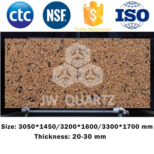 Jw-6802 Quartz Stone Slabs & Tiles, Solid Surface Engineered Stone