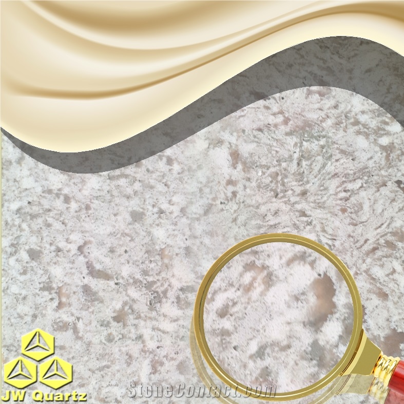 Jw Andes-Valuable Artificial Quartz Stone Slab for Kitchen Top