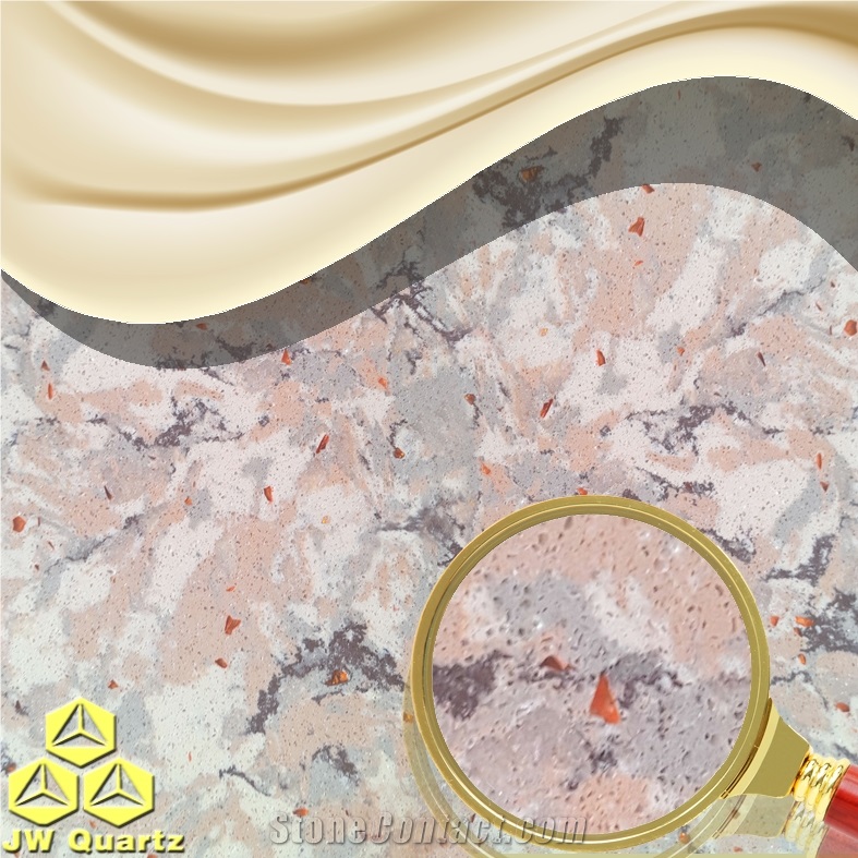 Jw Bismarck-Grand Artificial Quartz Stone Slab for Countertop and Wall Cladding