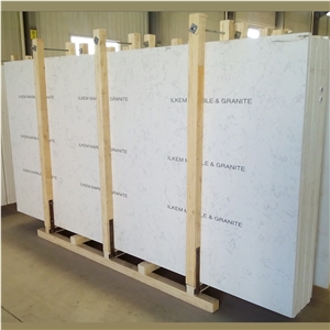 Jw Patience-Deep Thought Feeling Artificial Quartz Stone Slab for Vanity Decoration
