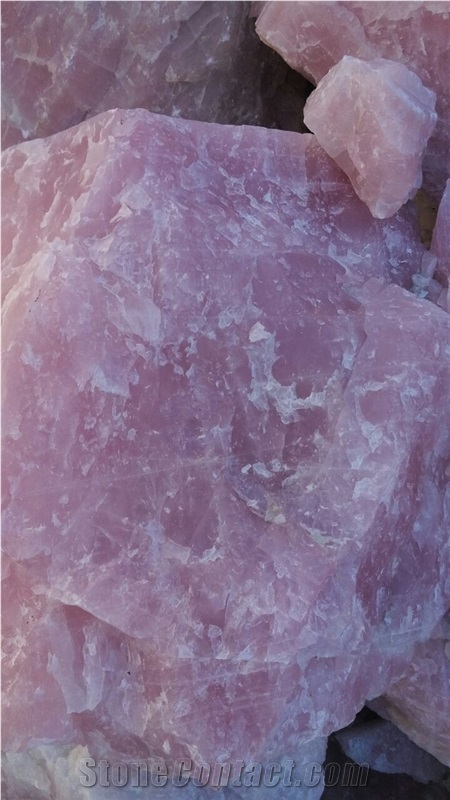 Rose Quartz Boulders