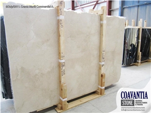 Crema Marfil Commercial Slabs, Creme Marfil Commercial Polished Tiles