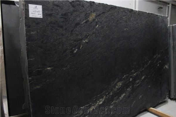 3cm Black Falcon Granite Leathered Finish