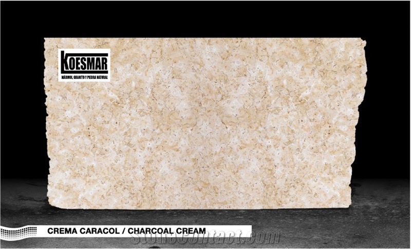 Crema Caracol Marble, Charcoal Beige Marble