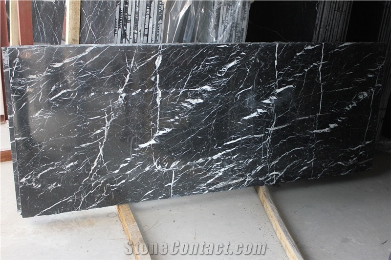 Black White Marble, China Marquina Marble,Friesian Black Marble,Black and White,Black White Vein Marble, China Black Marble Slabs Polishing, Polished Wall Floor Covering Tiles, Walling, Flooring