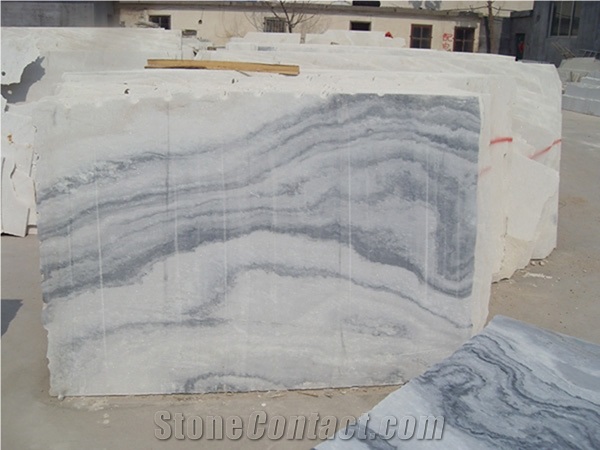 Chinese Cloudy Grey Marble,China Arabescato, China Grey Marble Slabs Polishing, Bush Hammered, Sand Blasted, Floor Covering Tiles, Flooring, Pattern, Skirtings, for Stairs, Risers, Treads, Staircases