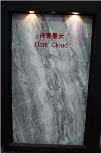 Dark Cloud Grey Marble, China Grey Marble Slabs Polishing, Polished Wall Floor Covering Tiles, Walling, Flooring, Pattern