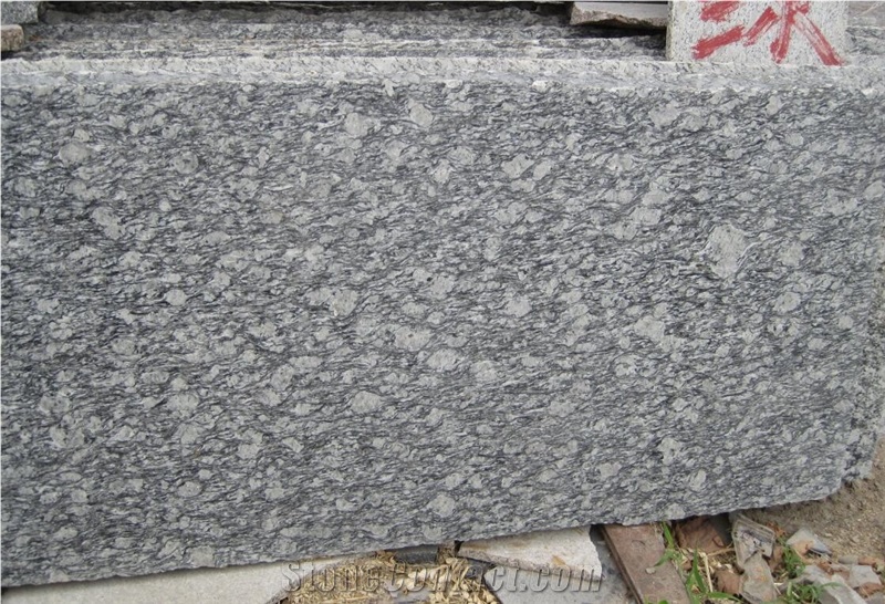 G418 Granite,G4418, G708,G423,Sea Wave Granite,Sea Wave Flower Of Xinyi,Spray White,China White Granite Slabs Polishing,Polished Floor Tiles, Flooring