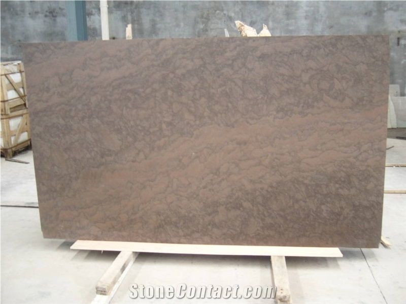 Khaki Plum Sandstone Slabs & Tiles, China Brown Sandstone