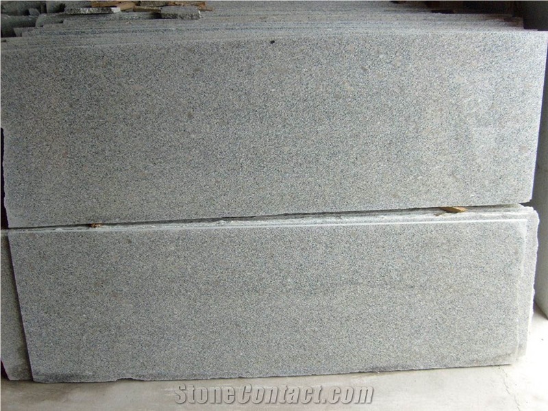 Pearl Grain Zhaoyuan Granite, China Grey Granite Tiles, Flamed, Bush Hammered, Paving Stone, Courtyard, Driveway, Exterior Pattern, Stepping Stone, Pavers, Pavements, Blind Stones, Drainage