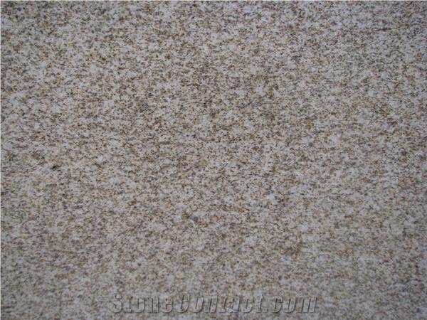 Yellow Grain Granite, China Yellow Granite Tiles, Flamed, Bush Hammered, Paving Stone, Courtyard, Driveway, Exterior Pattern, Stepping Stone, Pavers, Pavements, Blind Stones, Drainage