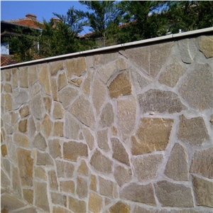 Homa Polygonal Slate Wall Covering, Building