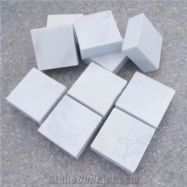 Kavala Marble Sawn Cut Cobblestone 10 X 10 X 3 cm