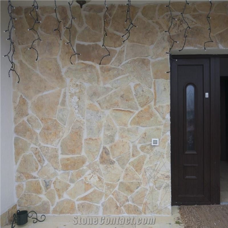 Macedonia Cream Polygonal Limestone