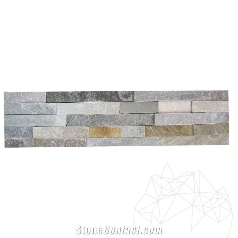 Metaksi Quartzite Panel Exposed Wall Stone 15 X 60 cm
