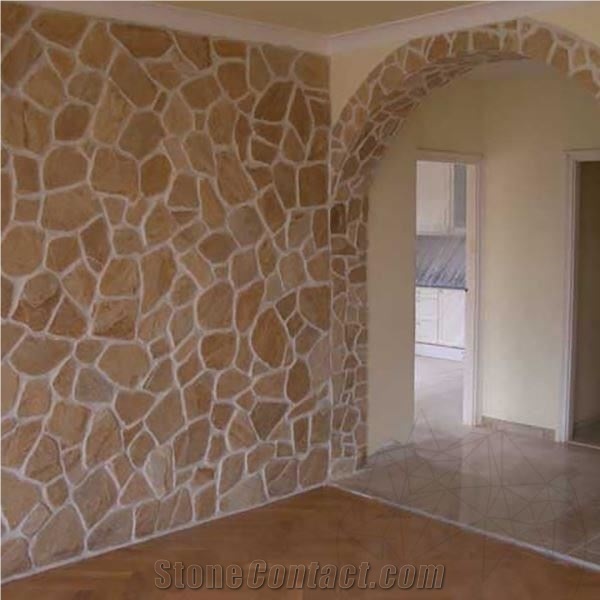 Rhodos Polygonal Slate Walling Tiles Building Stone