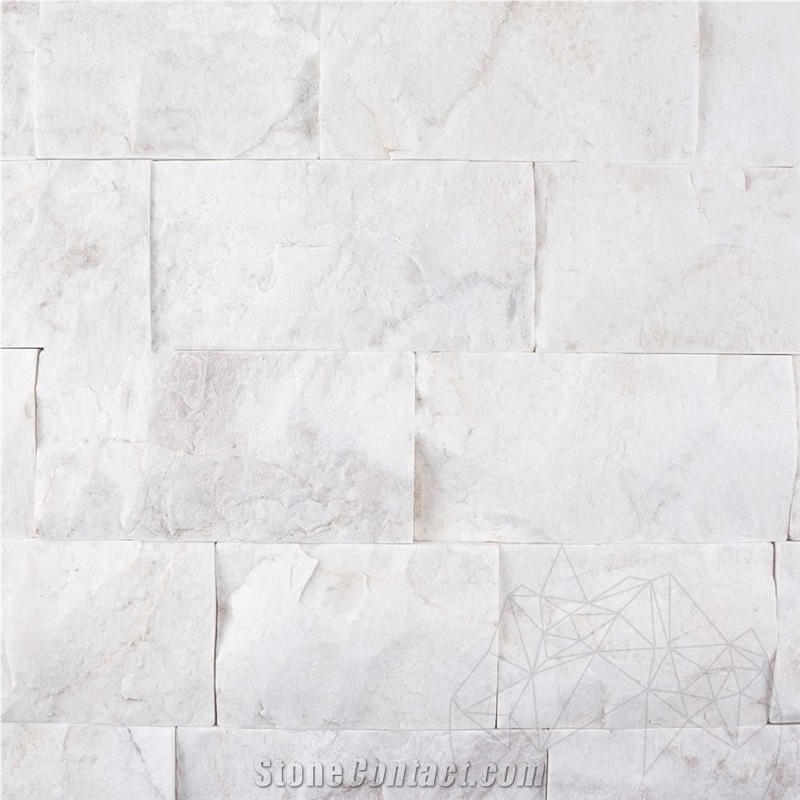 Volakas Splitface Marble Tiles 10 cm X Fl