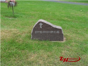 Cheap Price Good Quality Straight with Round Corners Blue Pearl Granite Tombstone Design/ Western Style Monuments/ Upright Monuments/ Headstones/ Monument Design