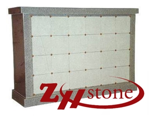 Own Factory 48 Crypts Tan Brown Granite Cremation Columbarium/ Cemetery Crypts/ Cemetery Columbarium/ Mausoleum Crypts