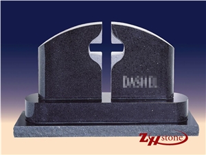 Own Factory Straight Style Cross Engraving with Double Side Vases G635/ Anxi Red Granite Upright Monuments/ Headstones/ Monument Design/ Single Monuments/ Gravestone