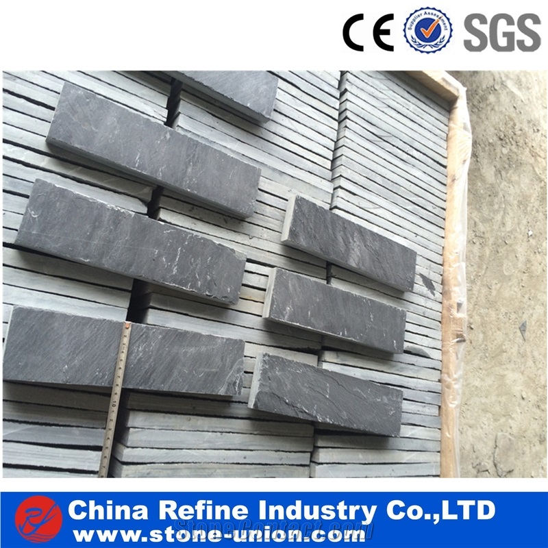 Cheap Natural Rectangle Black Slate Tile,China Black Slate Slabs & Tiles,High Quality Black Slate,Slate Paving Stone,Stone Flooring,Walkway Pavers