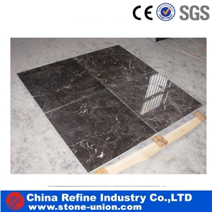 China Dark Emperador Marble Slabs For Background Wall